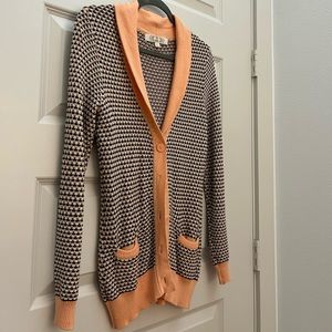 Pink Rose Drop Shoulder Cardigan